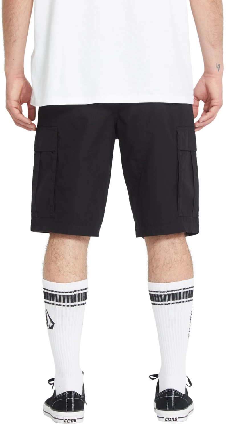Volcom Strange Tripper Cargo Short 22 short hombre detail 1 | Black