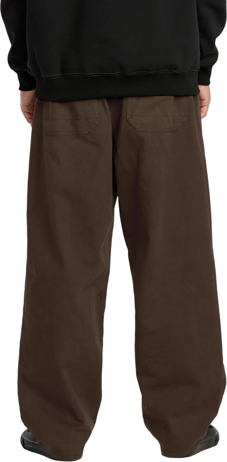 Volcom Chillow Pleat Elasticated Waist Trousers pantalón chino hombre detail 1 | Cacao
