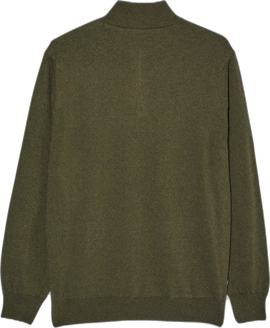 Element Icon Embroidery Jersey con cremallera 1/4 jersey hombre detail 1 | Verde
