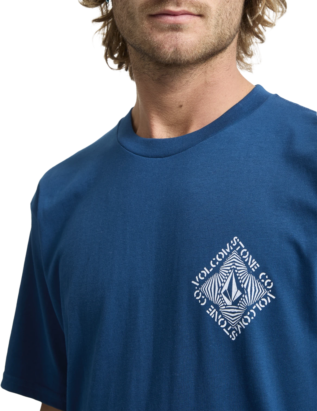 Volcom Obtical camiseta manga corta hombre detail 2 | Cosmic Blue