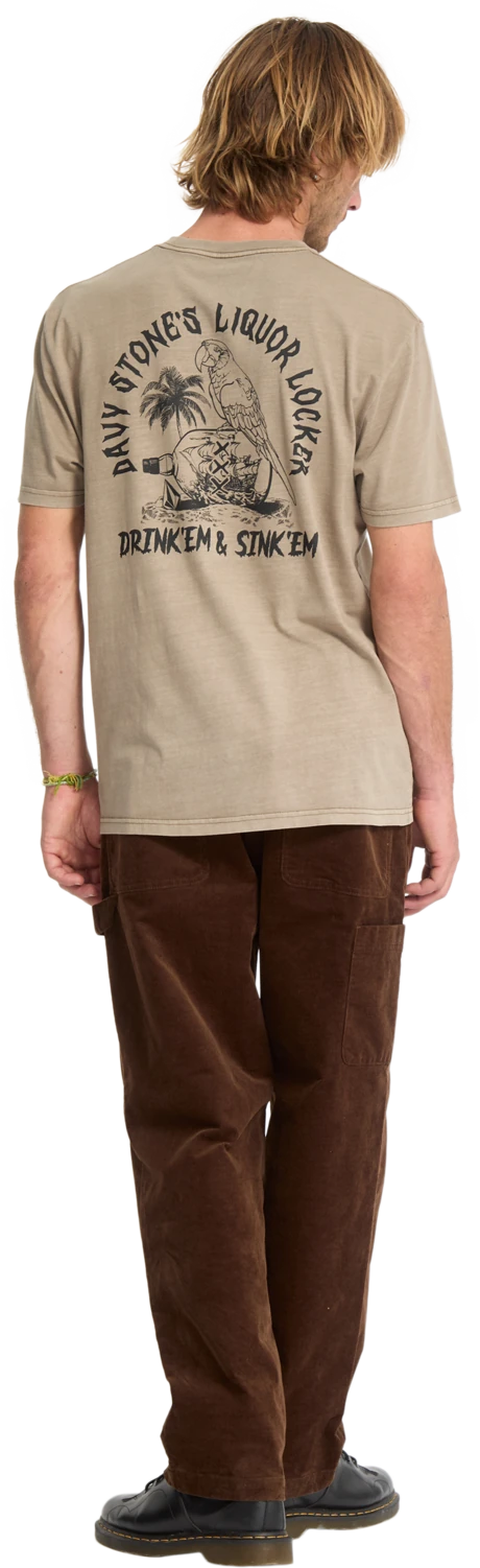 Volcom Liquor Locker camiseta manga corta hombre detail 3 | Brindle