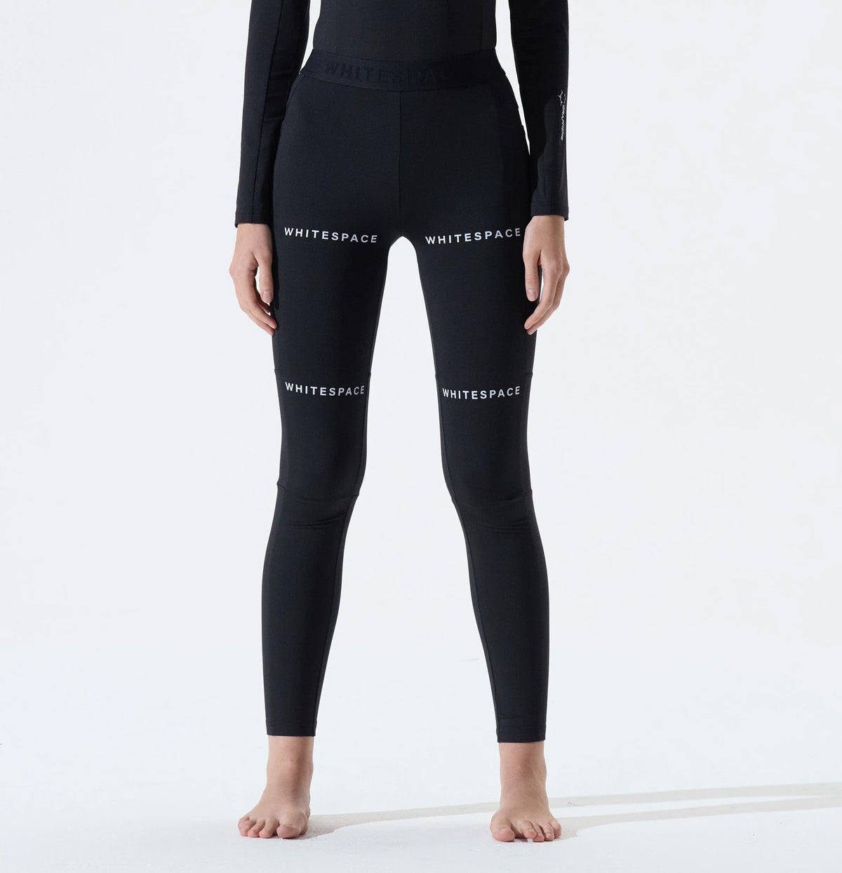 Whitespace GRAPHENE BASE PANT ropa interior térmica mujer | Black Onyx