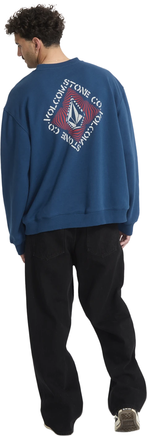 Volcom Watanite sudadera hombre detail 5 | Cosmic Blue