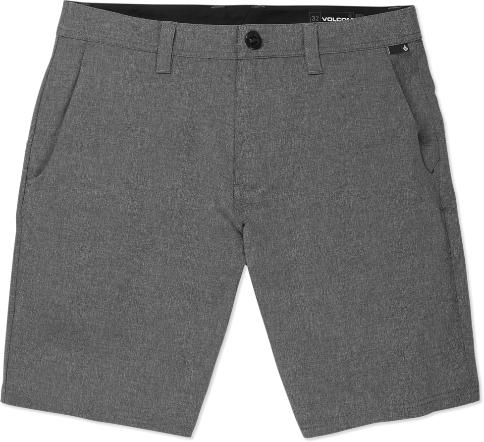 Volcom Frickin Cross Shred Static 20 hybrid short hombre detail 3 | Charcoal Heather