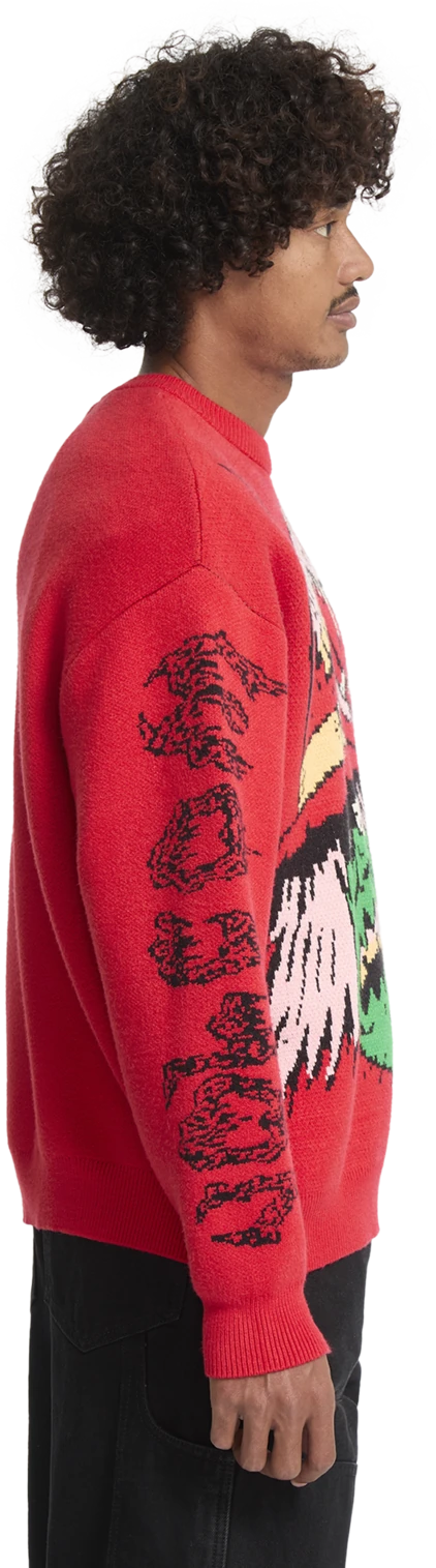 Volcom JJ Villard jersey hombre detail 3 | Lifeguard Red