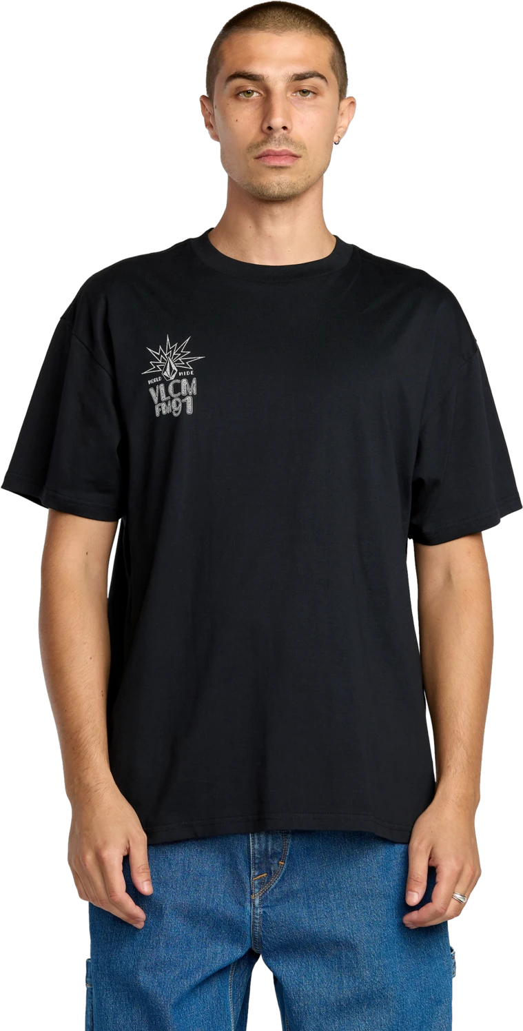 Volcom Tune In camiseta manga corta hombre | Antique Black