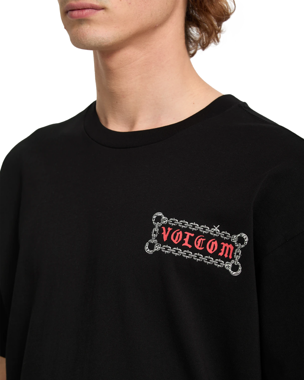 Volcom Fa Daniel Shepard Unlocked camiseta manga corta hombre detail 2 | BLACK