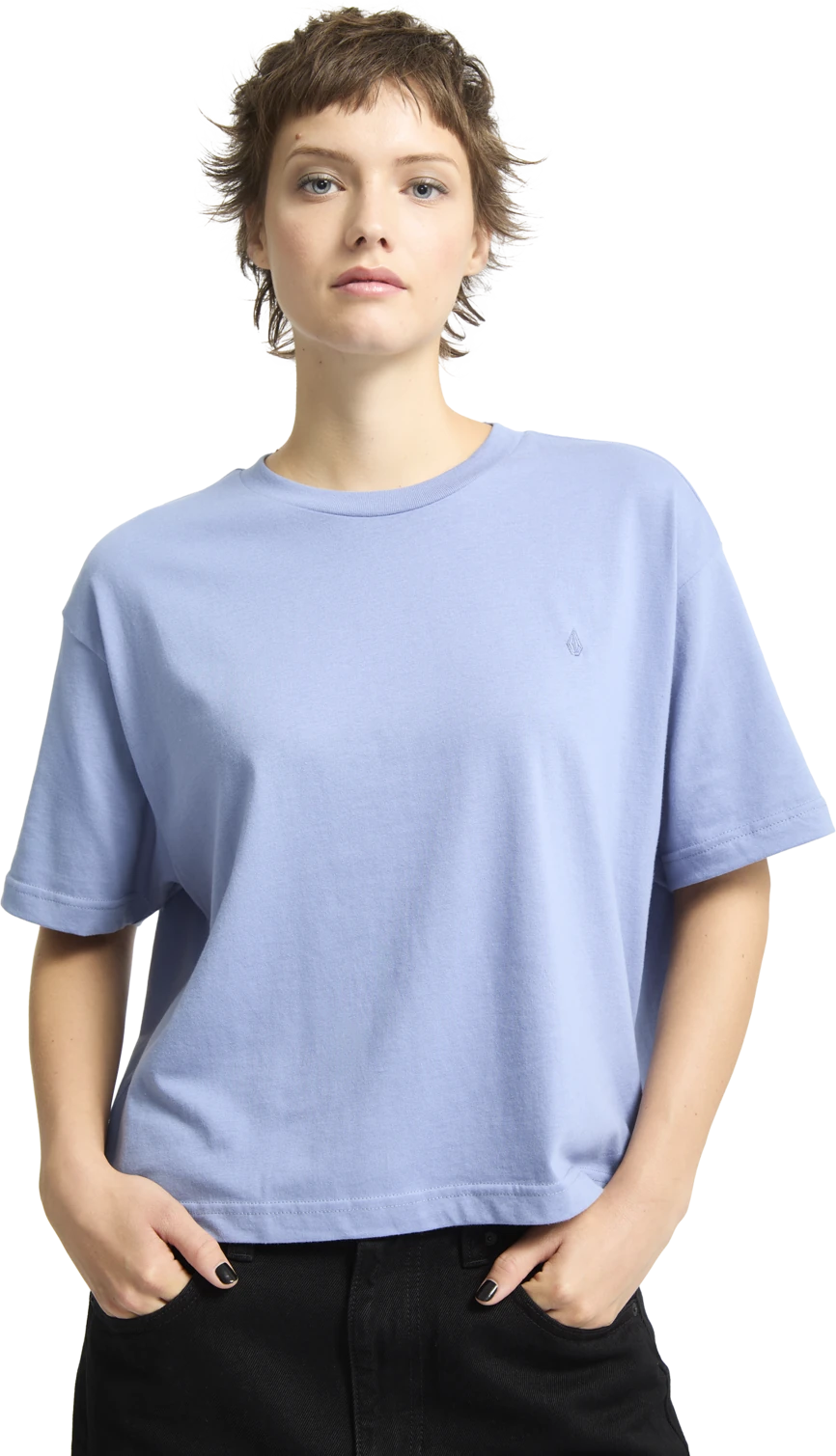 Volcom Stone Blanks Up camiseta manga corta mujer detail 4 | Carolina Blue