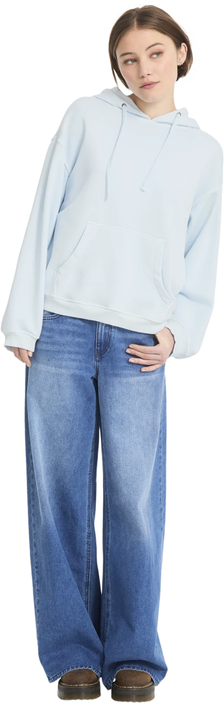 Volcom STONE SOFT HOODIE sudadera con capucha mujer detail 4 | Light Blue Acid