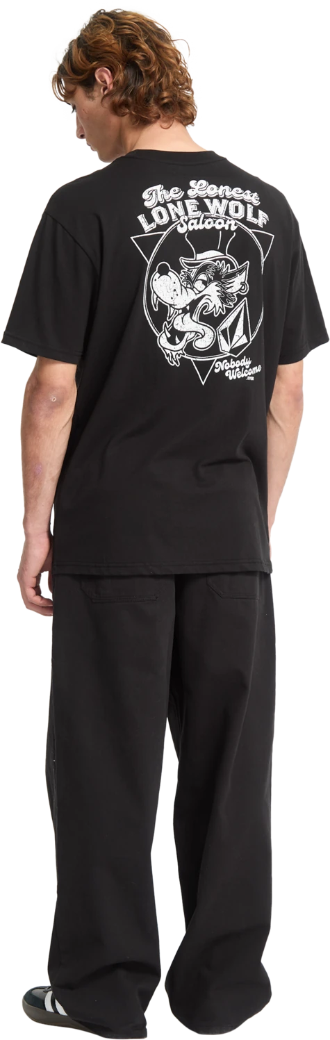 Volcom Solo Wolf camiseta manga corta hombre detail 3 | BLACK