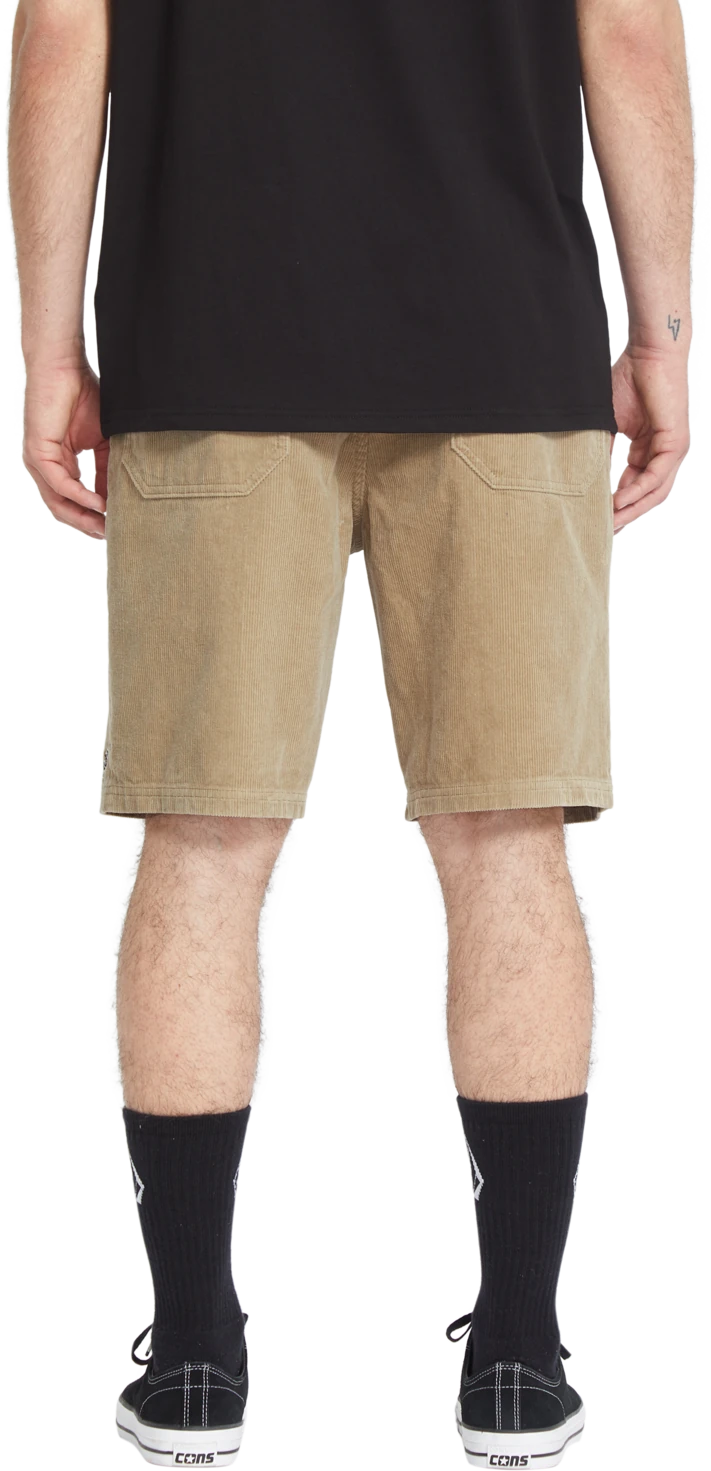 Volcom Outer Spaced Short 21 elastic waist short hombre detail 1 | Khaki
