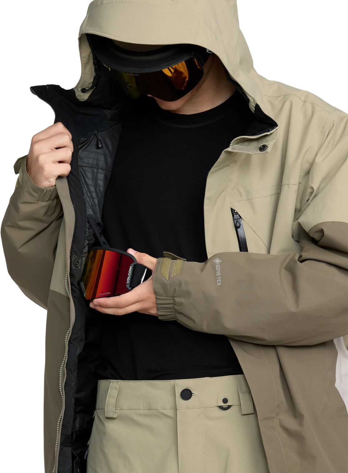 Volcom L INS GORE-TEX JACKET chaquetas y abrigos hombre detail 7 | Moss Green