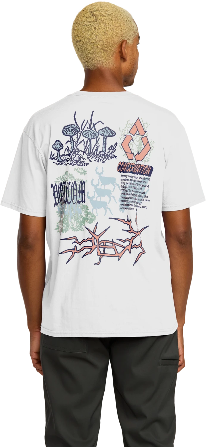 Volcom Stone Matter camiseta manga corta hombre detail 1 | White