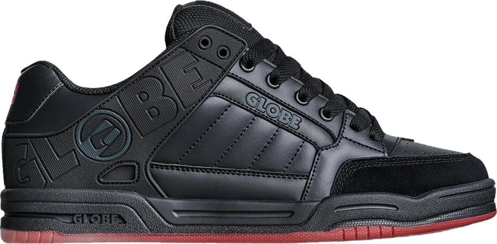 Globe Tilt calzado hombre | Black/Red/Charcoal