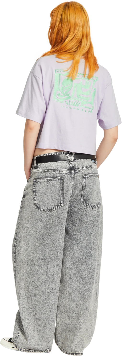 Volcom Drumstone T-shirt camiseta manga corta mujer detail 4 | Dusty Lavender