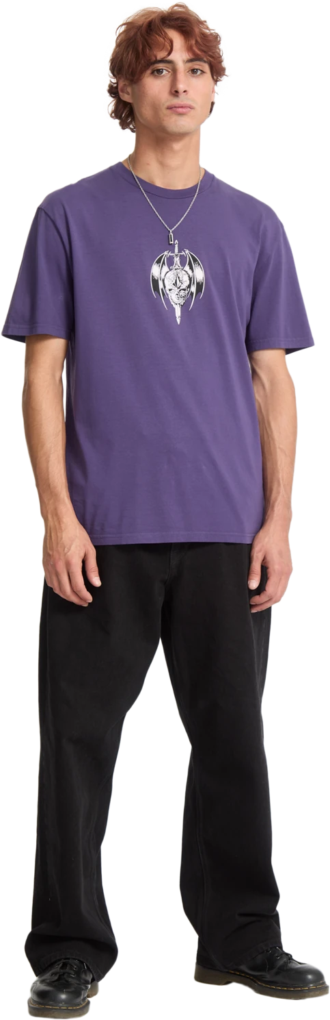 Volcom Sworder camiseta manga corta hombre detail 3 | Dark Purple