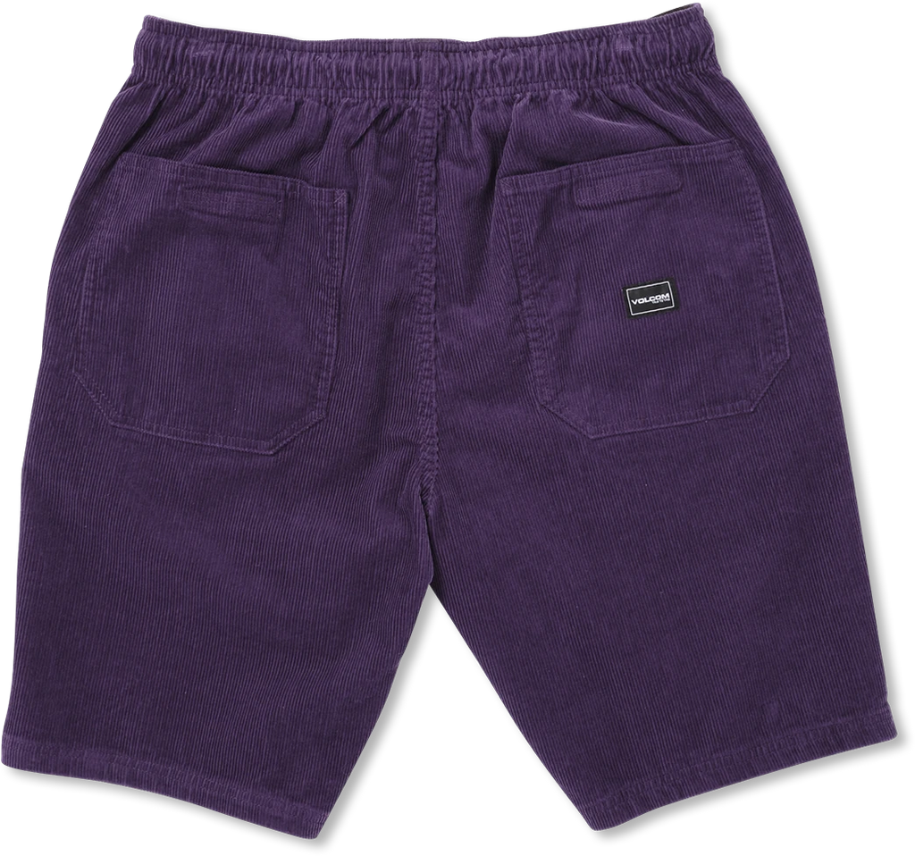 Volcom Outer Spaced Short 21 elastic waist short hombre detail 1 | Deep Purple
