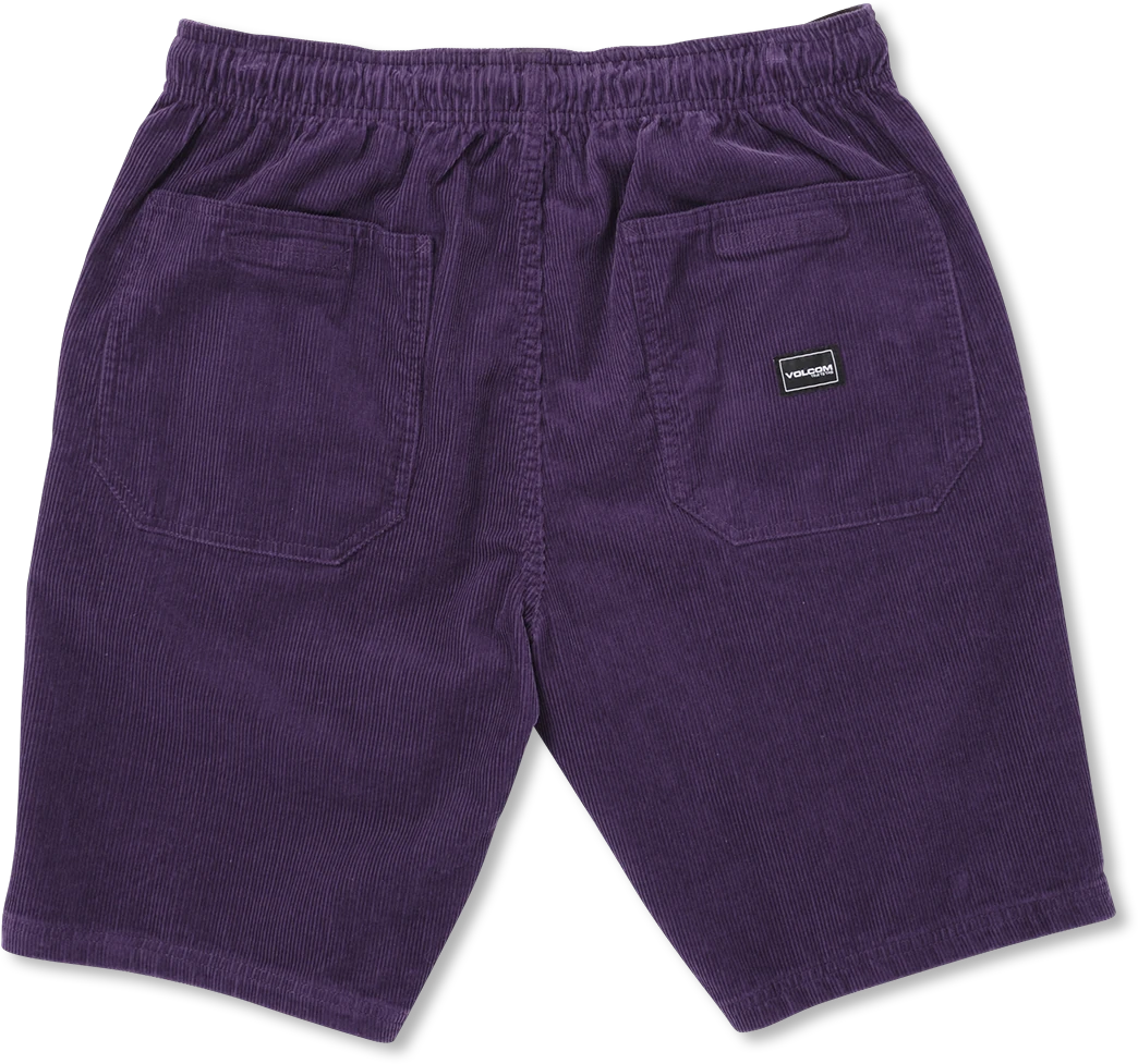 Volcom Outer Spaced Short 21 elastic waist short hombre detail 1 | Deep Purple