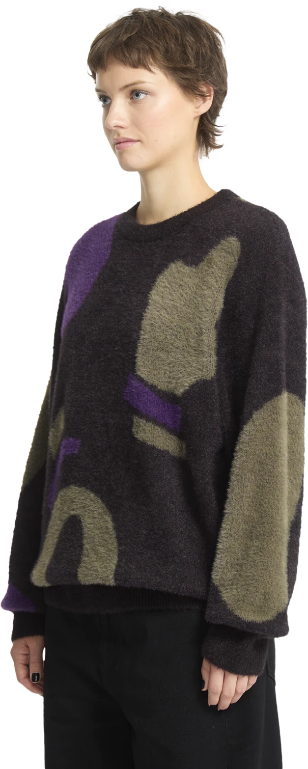 Volcom Blowstone jersey mujer detail 6 | Black