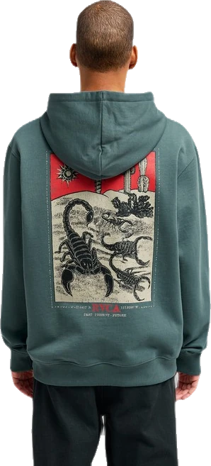 Rvca Scorpo Sudadera con capucha y cremallera sudadera hombre detail 1 | Azul