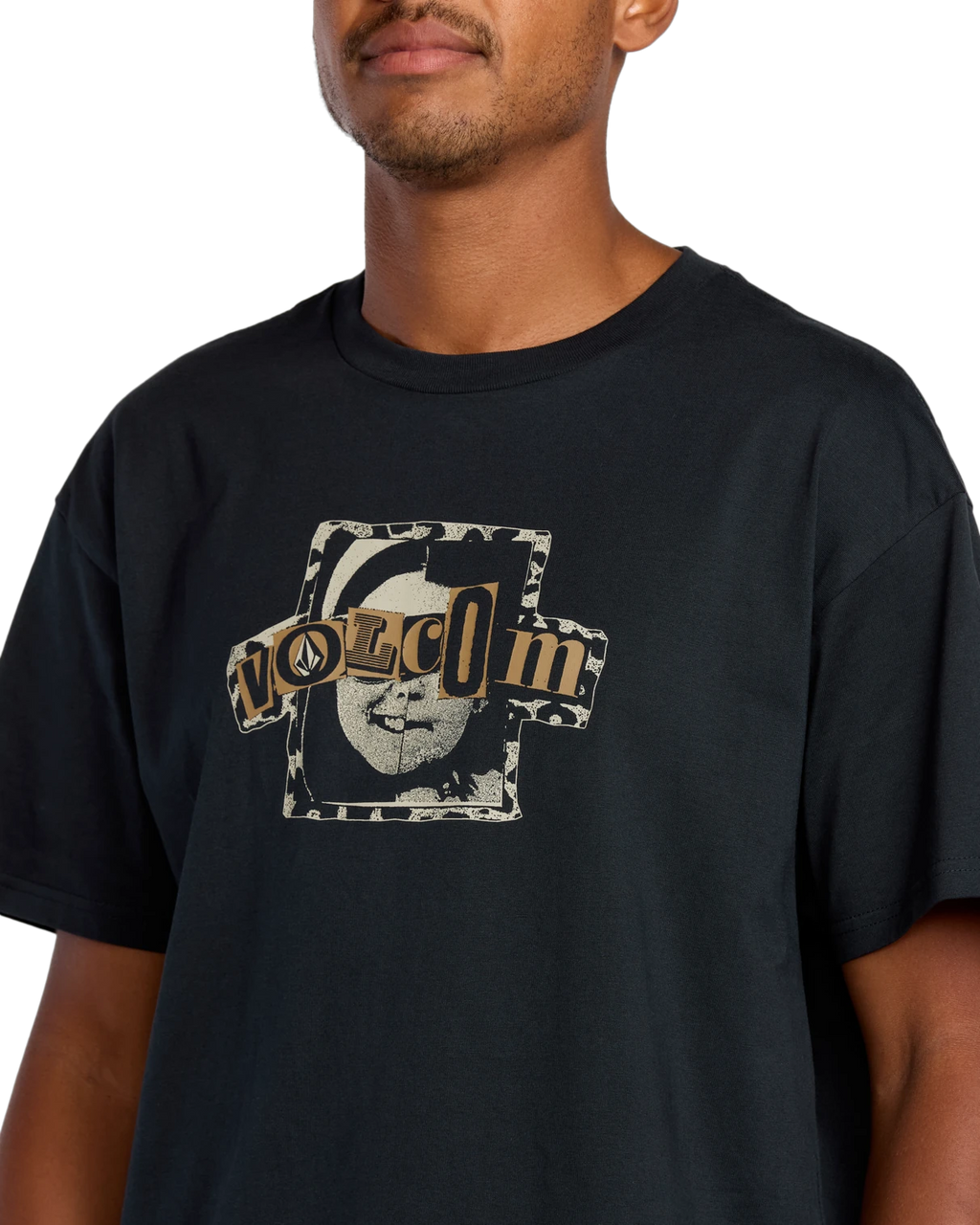 Volcom Sneer camiseta manga corta hombre detail 3 | Antique Black