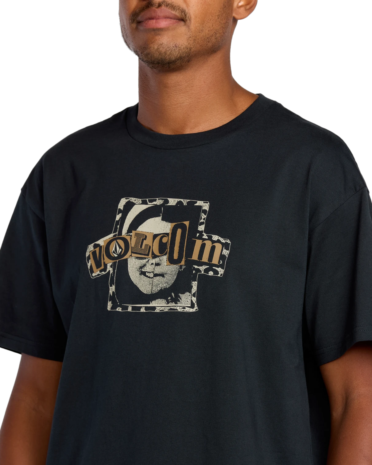 Volcom Sneer camiseta manga corta hombre detail 3 | Antique Black