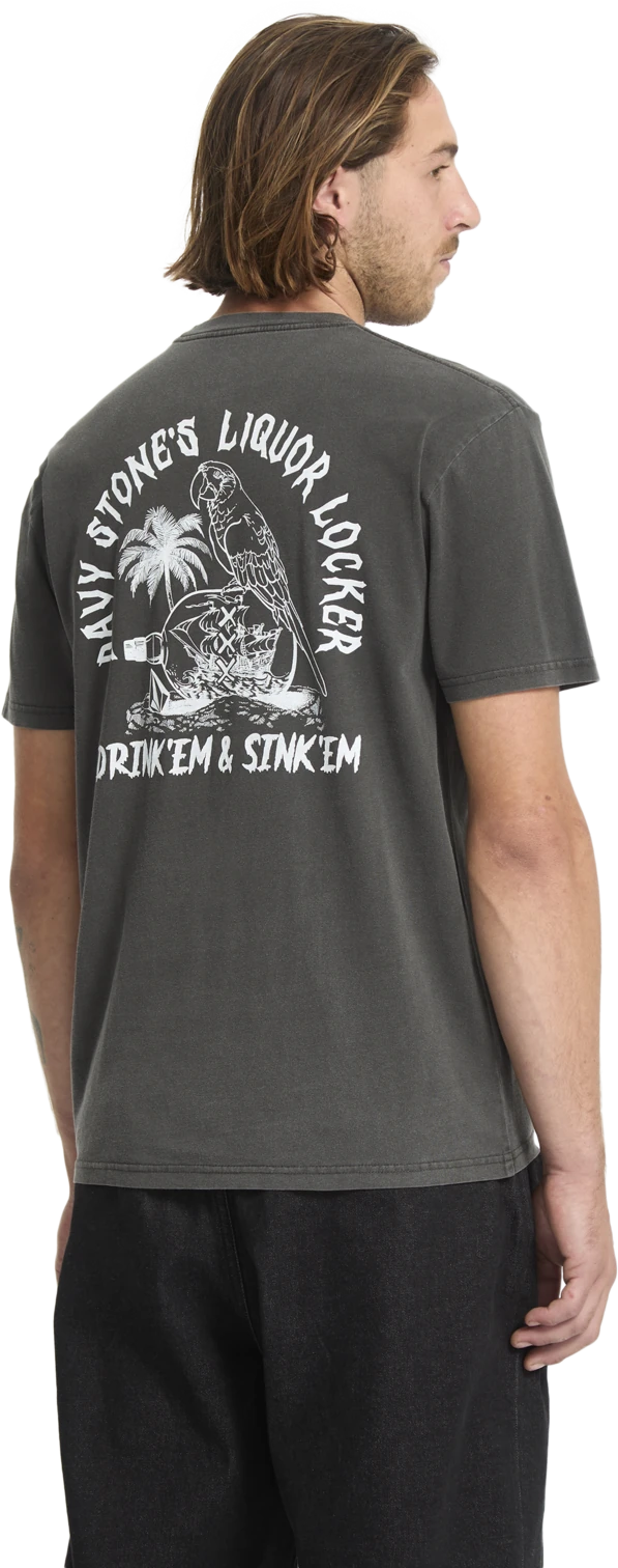 Volcom Liquor Locker camiseta manga corta hombre detail 1 | Black