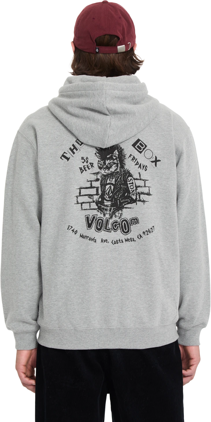 Volcom CATASTROPHY ZIP sudadera con capucha hombre detail 1 | Heather Grey
