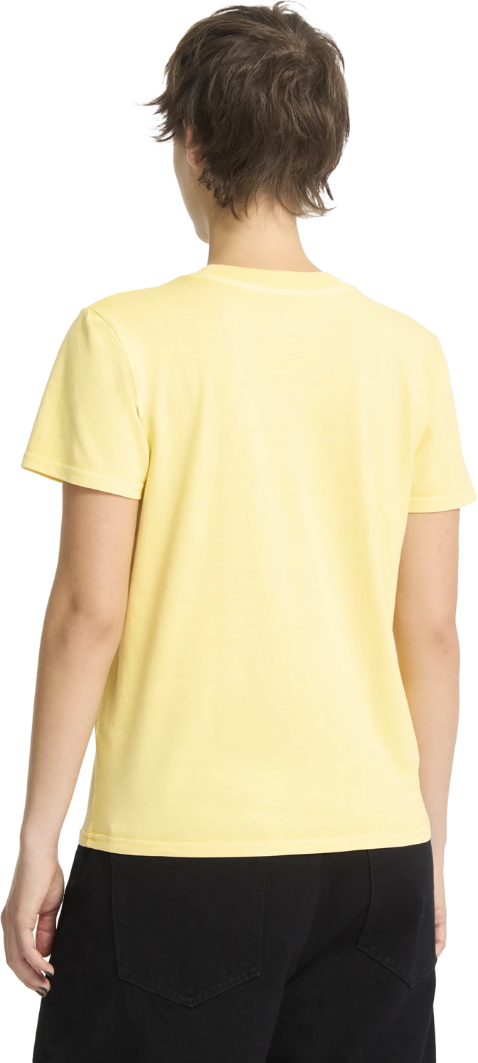 Volcom Solid Stone Emb camiseta manga corta mujer detail 1 | Dawn Yellow