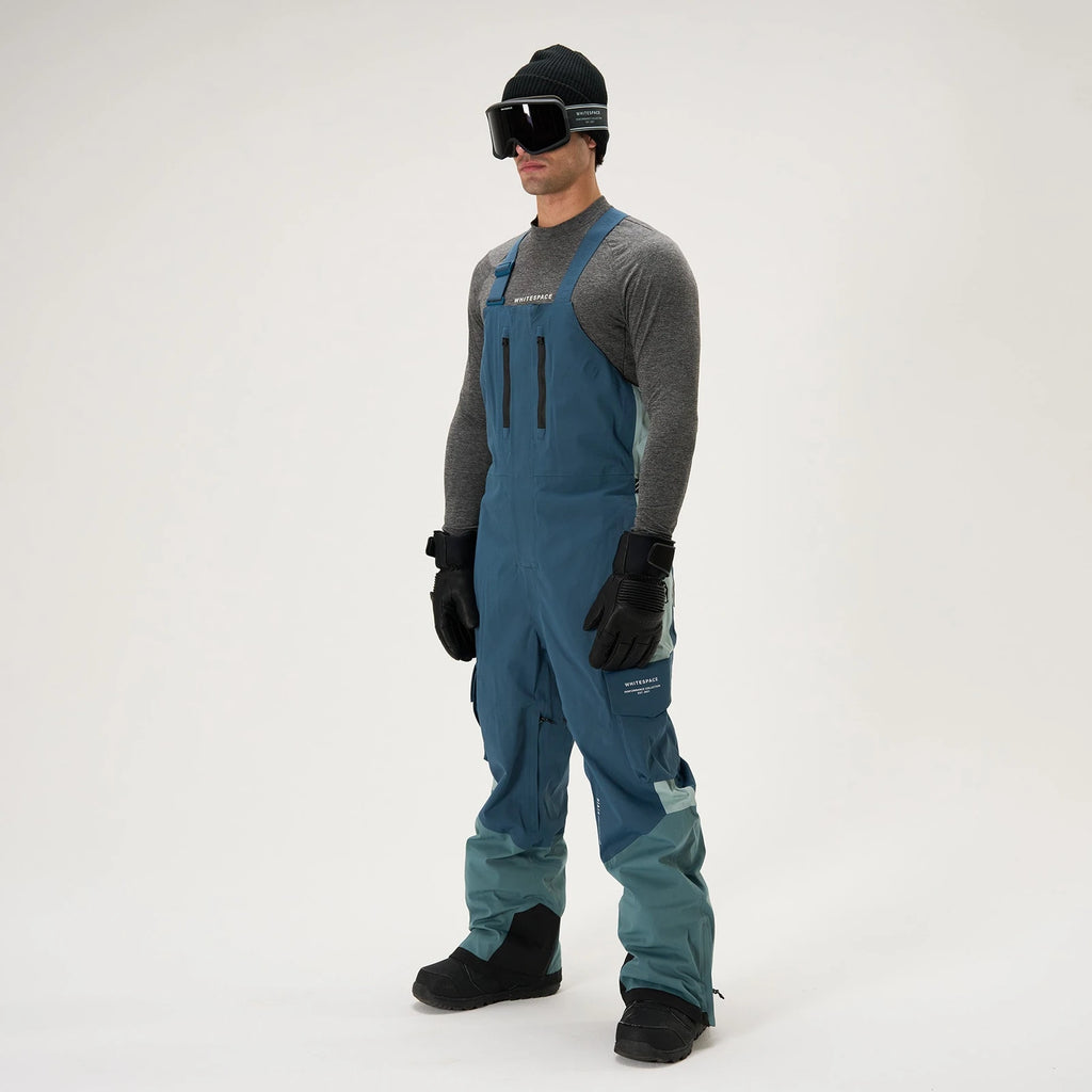 Whitespace 2L CARGO INSULATED BIB PANT pantalón hombre detail 1 | Slate / Orion / Ocean Blue