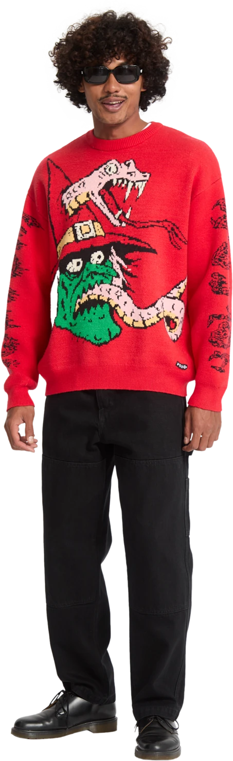 Volcom JJ Villard jersey hombre detail 4 | Lifeguard Red