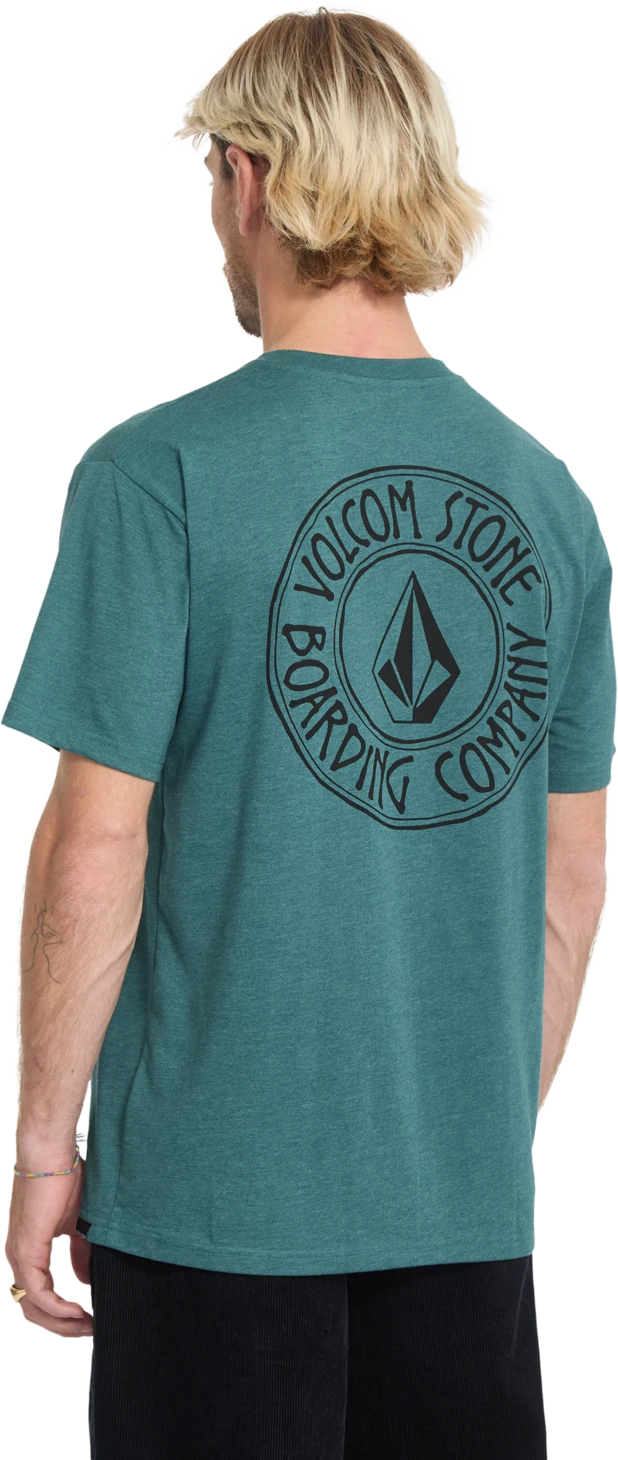 Volcom DRAIN YOU HTH SST camiseta manga corta hombre detail 1 | Rifle Green