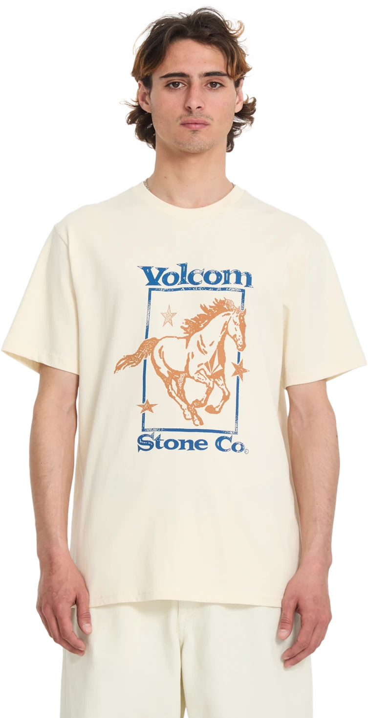 Volcom GIDDYUP SST camiseta manga corta hombre | Dirty White