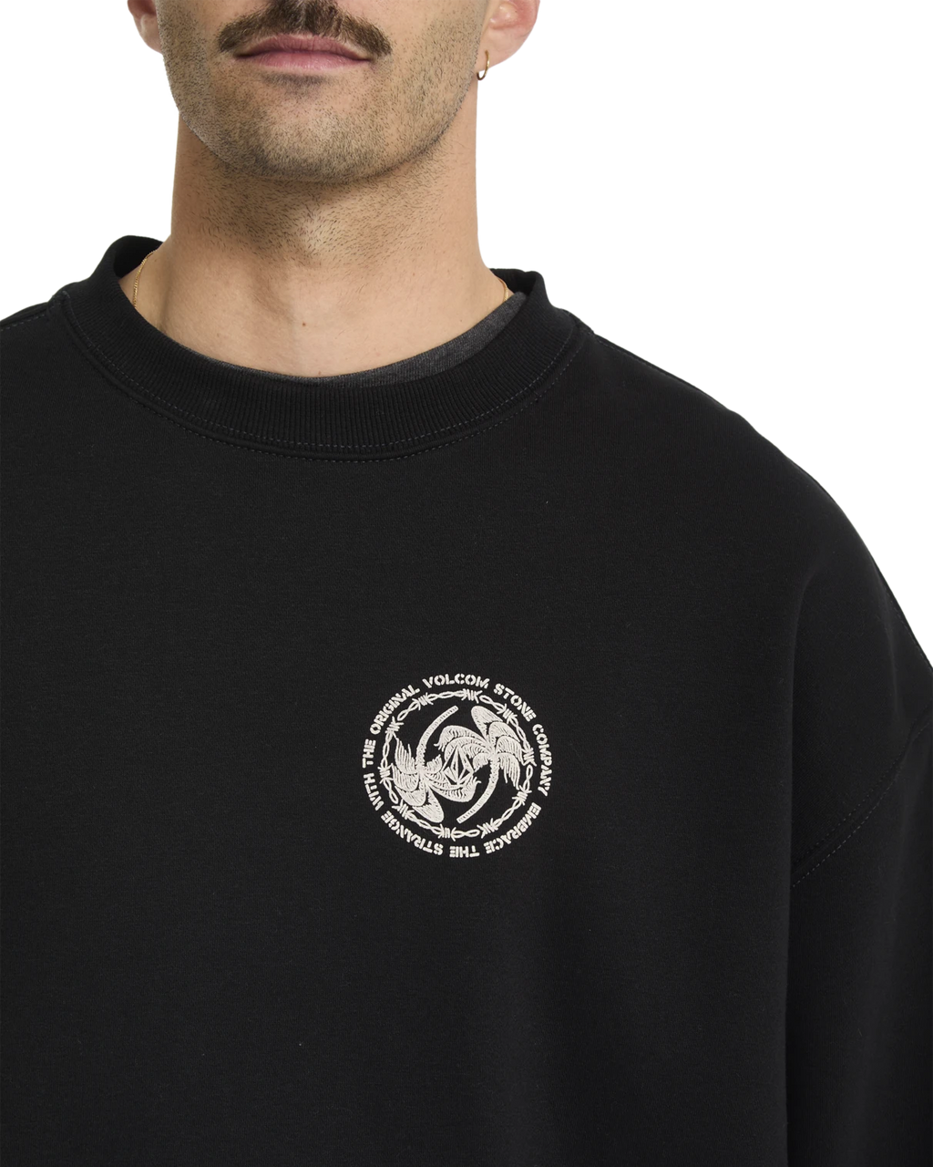 Volcom Watanite sudadera hombre detail 3 | Black
