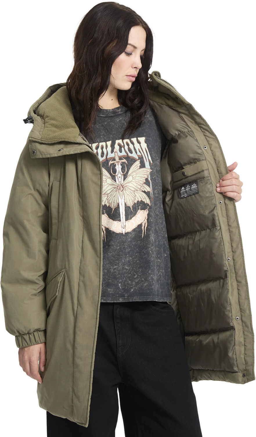 Volcom SLEEPI PUFF UP PARKA chaquetas y abrigos mujer detail 3 | Wintermoss