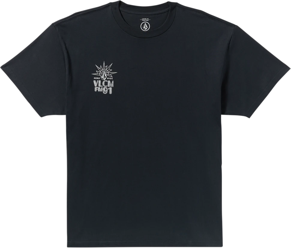 Volcom Tune In camiseta manga corta hombre detail 5 | Antique Black