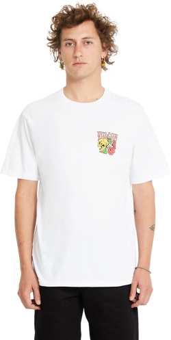 Volcom TOOFLOW BSC SST camiseta manga corta hombre | White