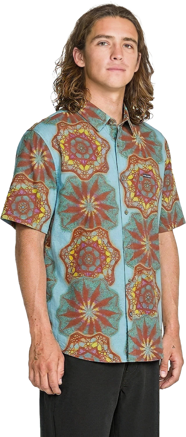 Volcom Star Shields Shirt camisa manga corta hombre | Castlerock