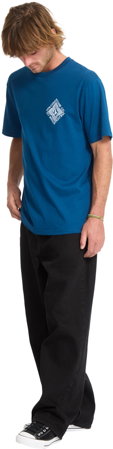 Volcom Obtical camiseta manga corta hombre detail 6 | Cosmic Blue