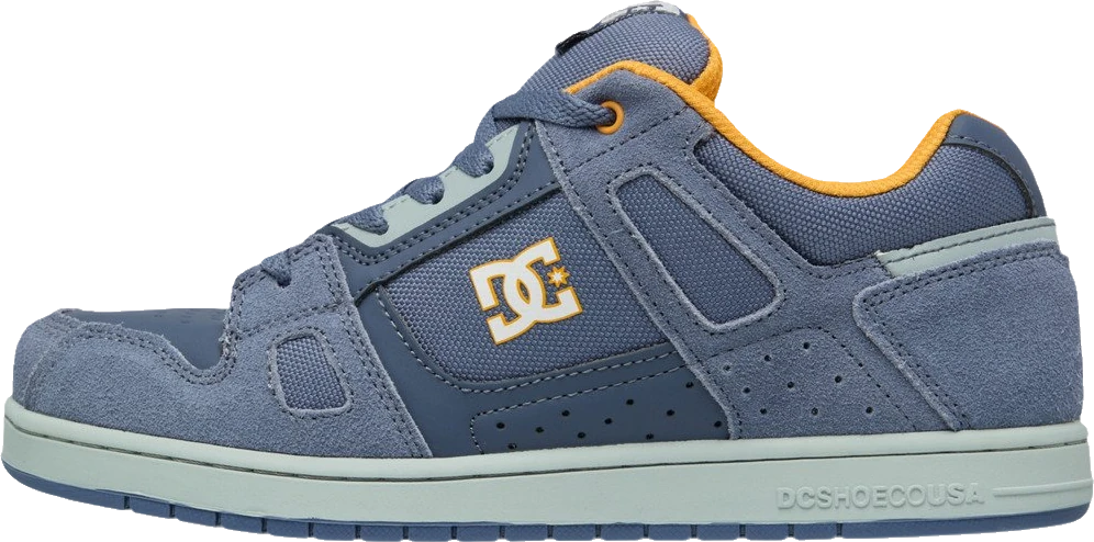 DC Shoes Stag Kids calzado niño detail 5 | Navy/Grey/Orange