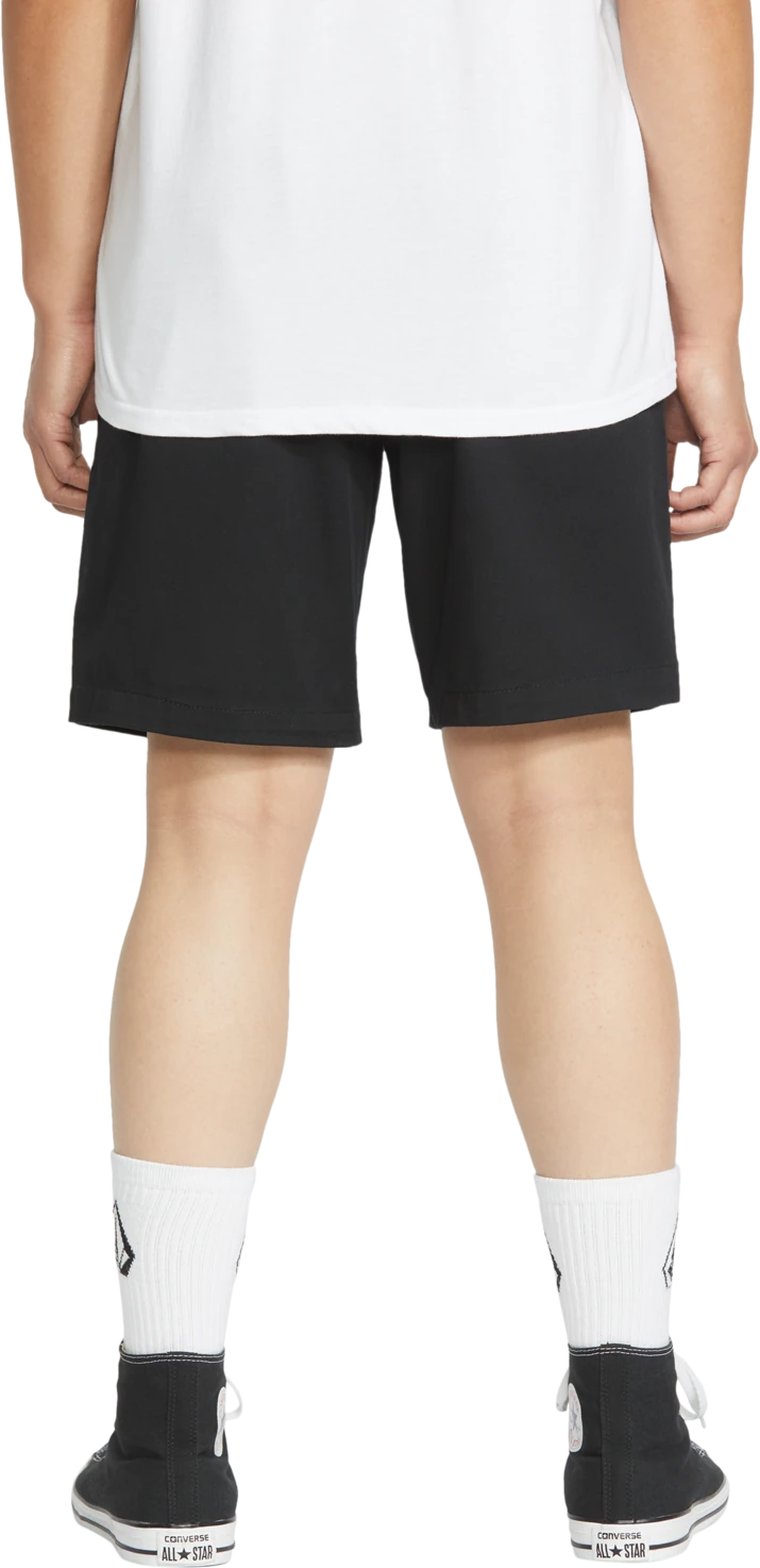 Volcom Frickin EW Short 19 elastic waist short hombre detail 1 | Black