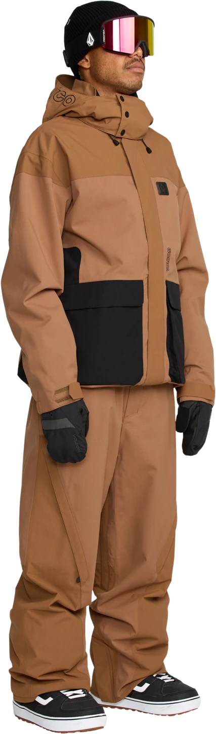 Volcom KLEVELAND JACKET chaquetas y abrigos hombre detail 2 | Terra Brown