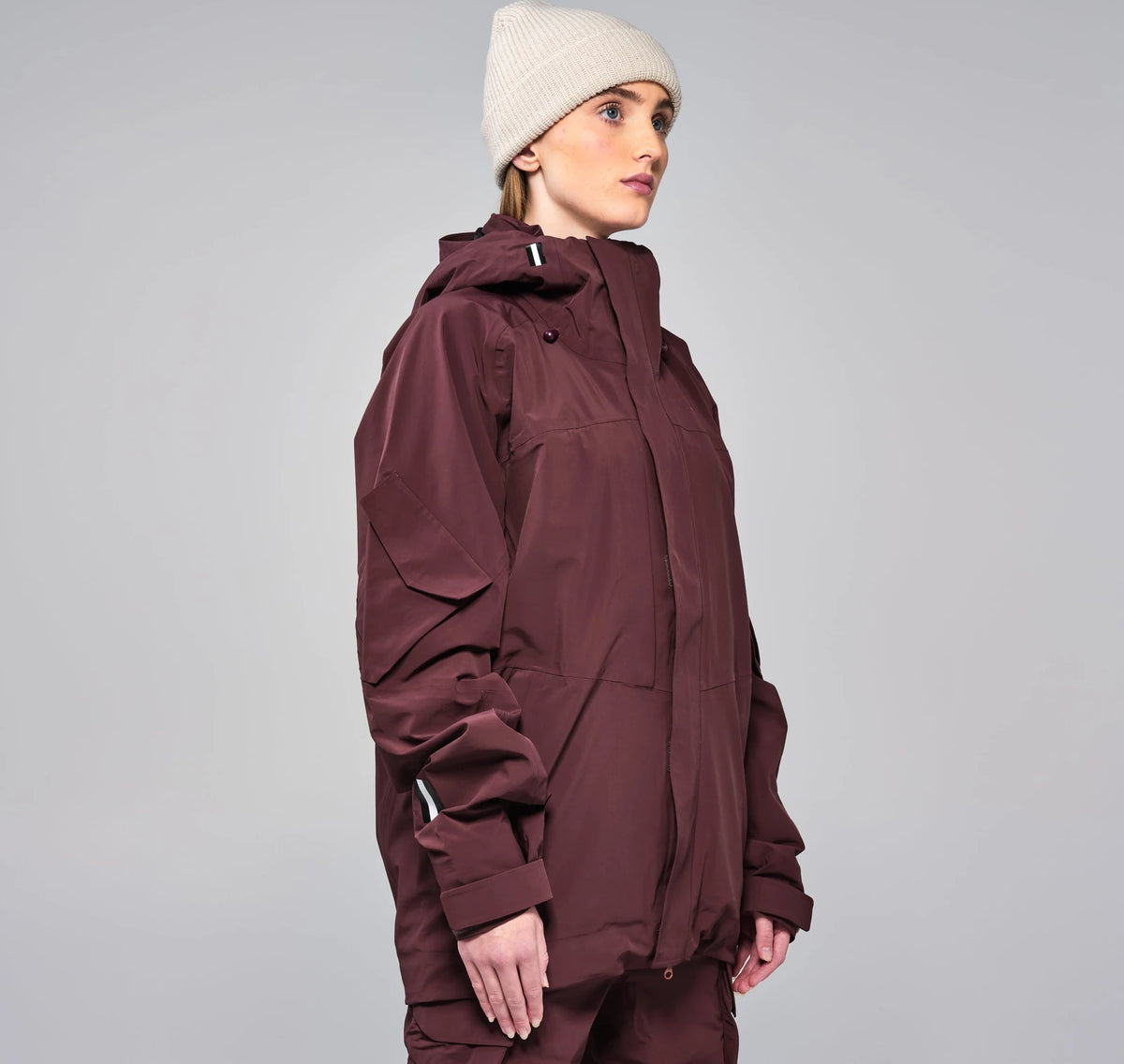 Whitespace AMF RIDING CARGO JACKET chaquetas y abrigos hombre detail 2 | Dark Mauve Purple
