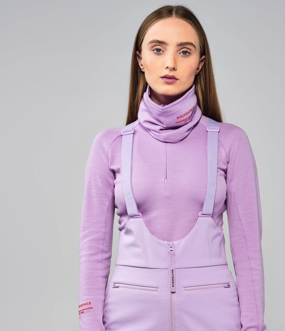 Whitespace HIGH WAISTED BIB PANT pantalón mujer detail 3 | Lilac Purple