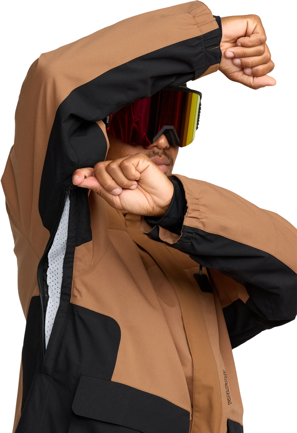 Volcom KLEVELAND JACKET chaquetas y abrigos hombre detail 8 | Terra Brown