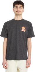 Volcom MEOWDY HTH SST camiseta manga corta hombre | Heather Black