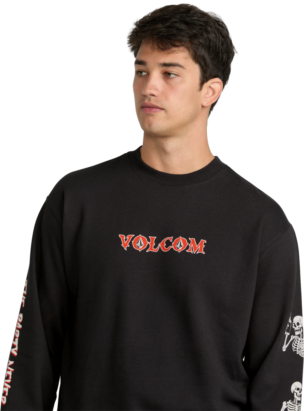 Volcom NEVER ENDS CREW sudadera hombre detail 3 | Stealth