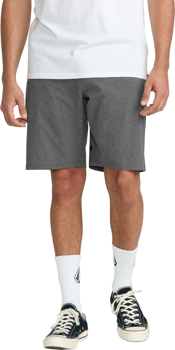 Volcom Frickin Cross Shred Static 20 hybrid short hombre | Charcoal Heather