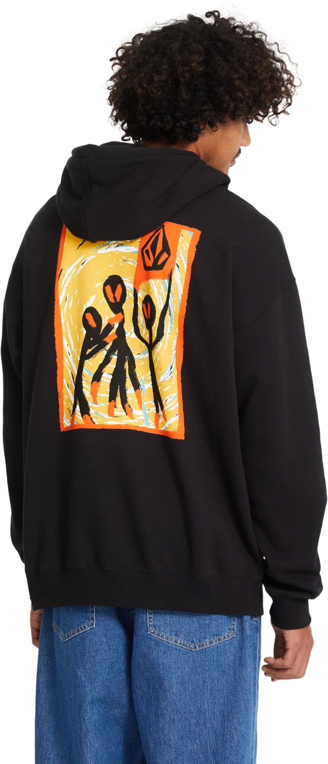 Volcom GONYVADERS PO sudadera con capucha hombre detail 1 | Black