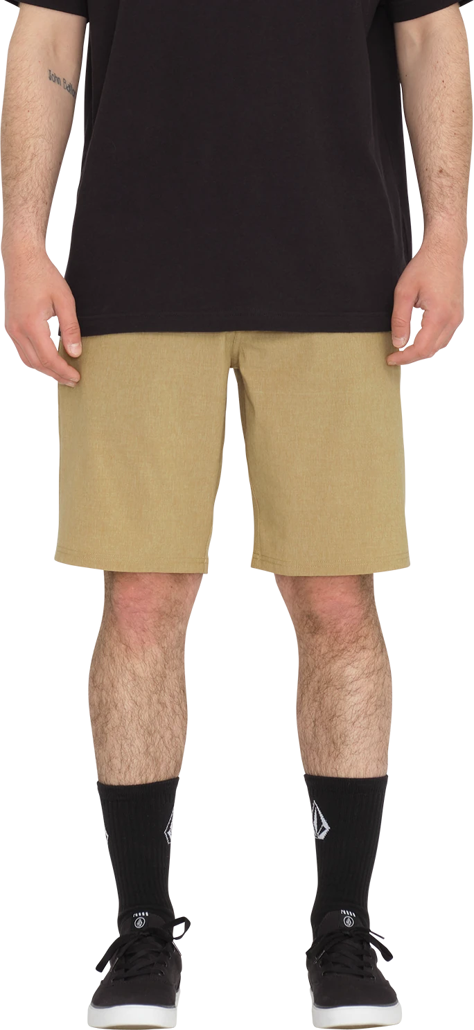 Volcom Frickin Cross Shred Static 20 hybrid short hombre detail 2 | Dark Khaki